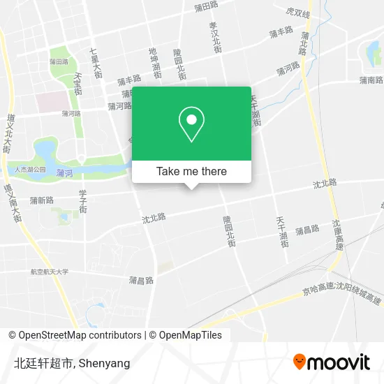 北廷轩超市 map