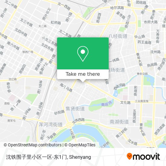 沈铁围子里小区一区-东1门 map