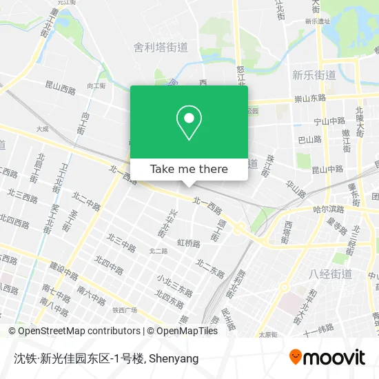 沈铁·新光佳园东区-1号楼 map