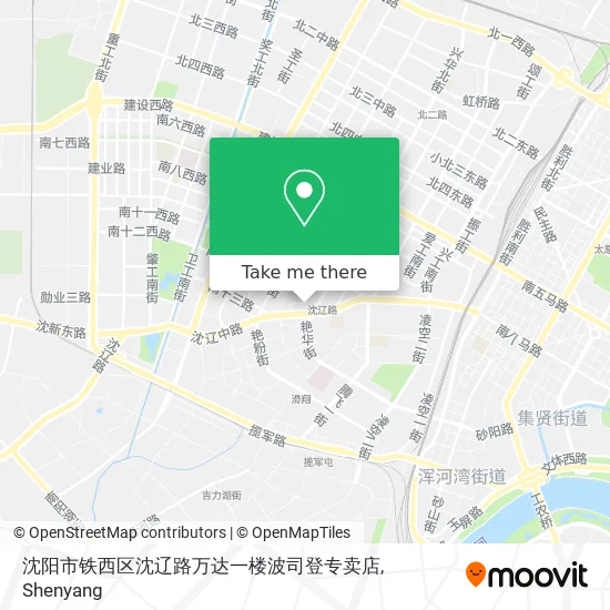 沈阳市铁西区沈辽路万达一楼波司登专卖店 map