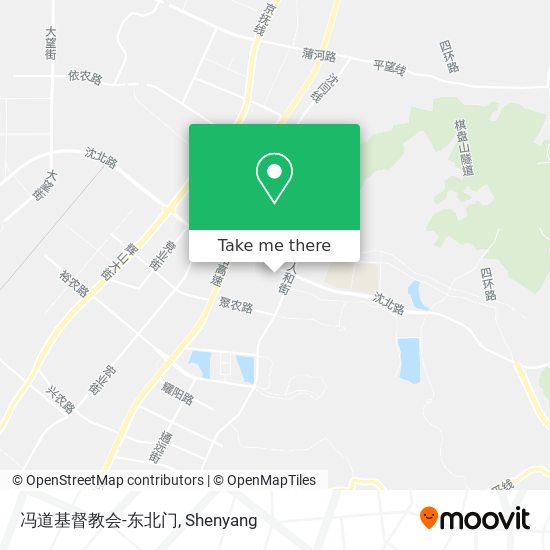 冯道基督教会-东北门 map