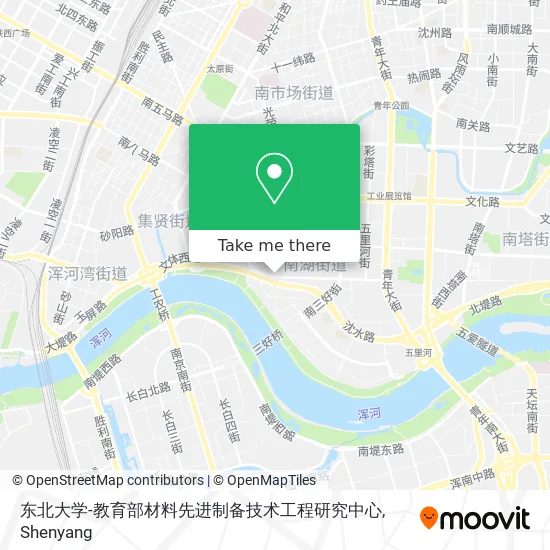 东北大学-教育部材料先进制备技术工程研究中心 map