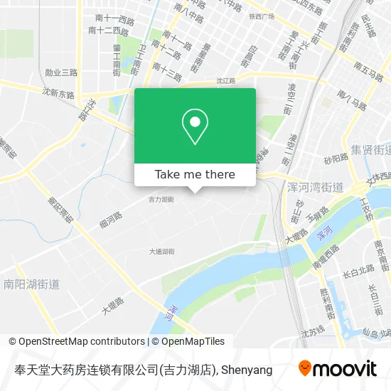 奉天堂大药房连锁有限公司(吉力湖店) map