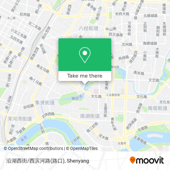 沿湖西街/西滨河路(路口) map