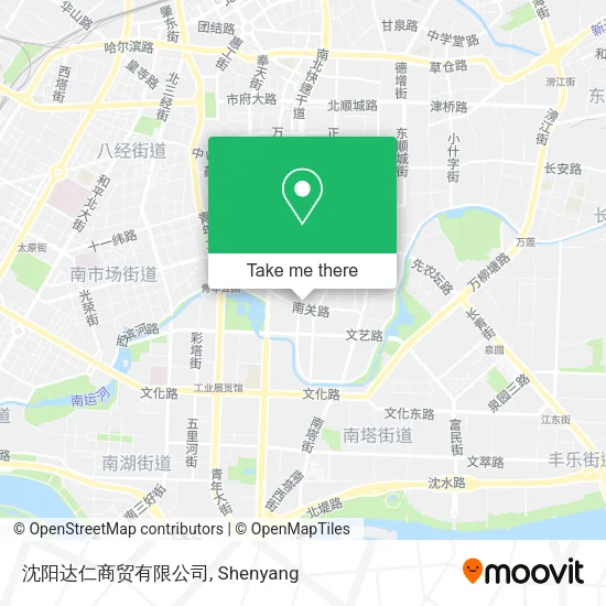 沈阳达仁商贸有限公司 map