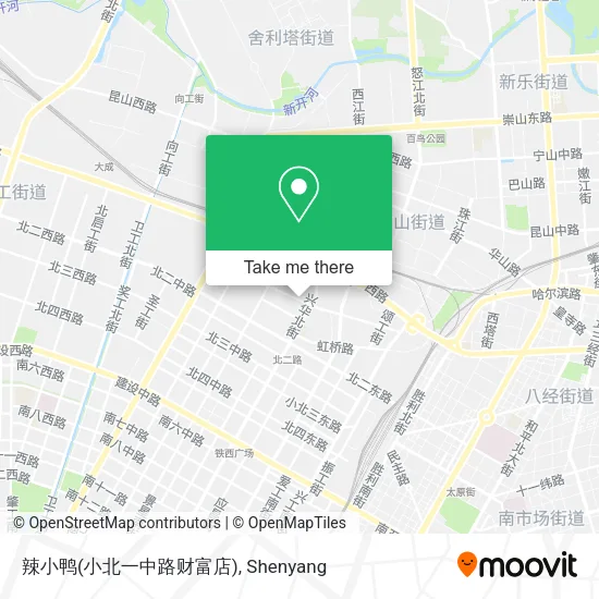 辣小鸭(小北一中路财富店) map