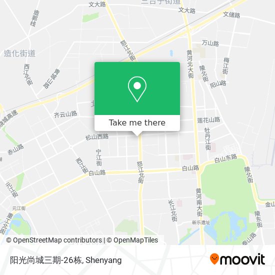 阳光尚城三期-26栋 map