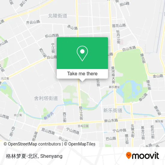 格林梦夏-北区 map
