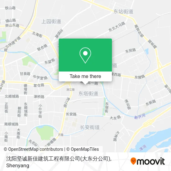 沈阳坚诚新佳建筑工程有限公司(大东分公司) map