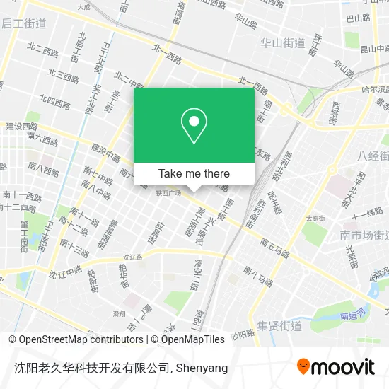 沈阳老久华科技开发有限公司 map