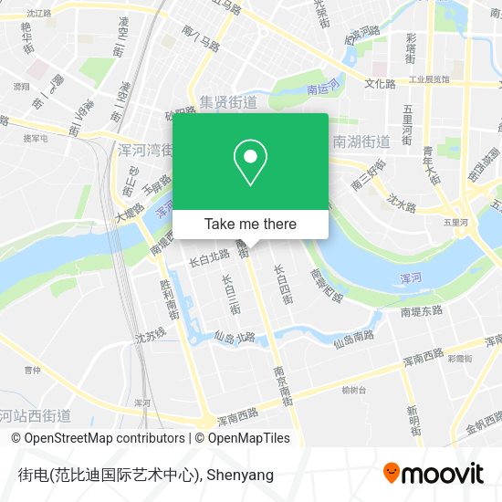 街电(范比迪国际艺术中心) map