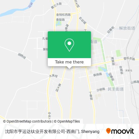 沈阳市亨运达钛业开发有限公司-西南门 map