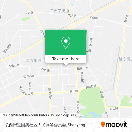 陵西街道国奥社区人民调解委员会 map