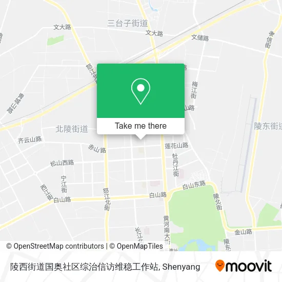 陵西街道国奥社区综治信访维稳工作站 map