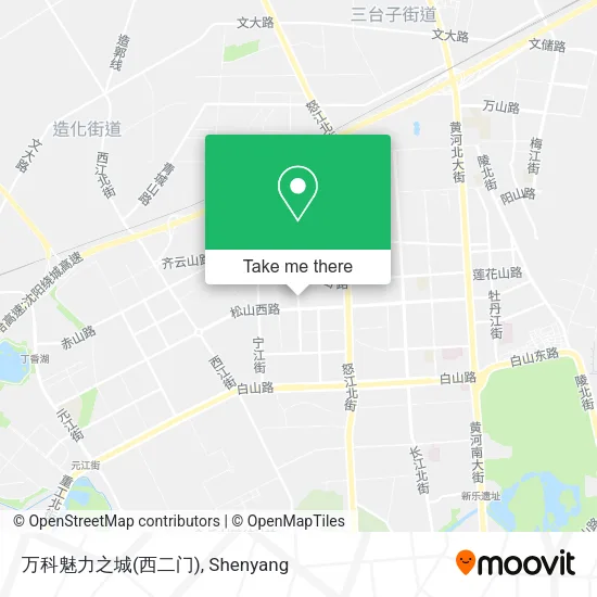 万科魅力之城(西二门) map