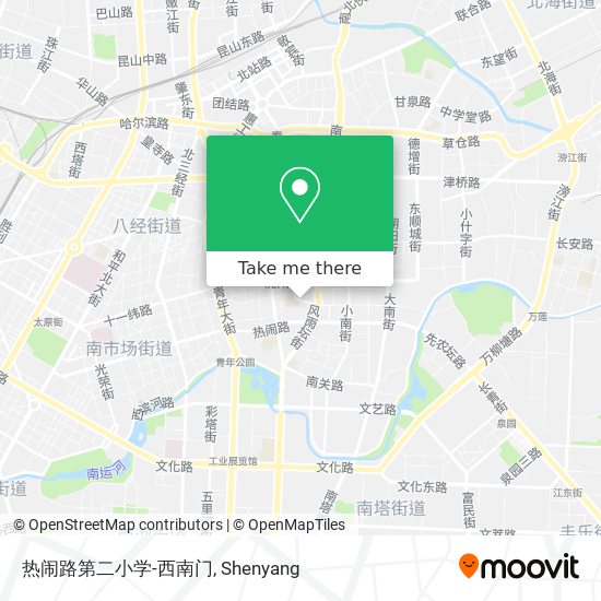 热闹路第二小学-西南门 map