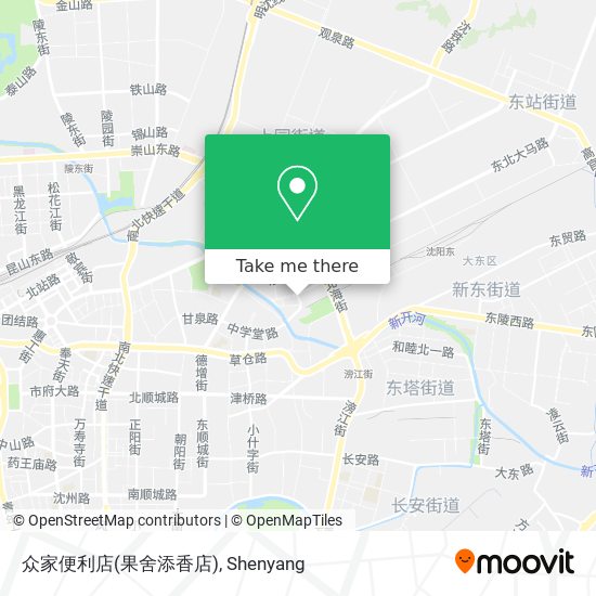 众家便利店(果舍添香店) map
