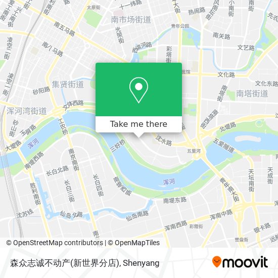 森众志诚不动产(新世界分店) map