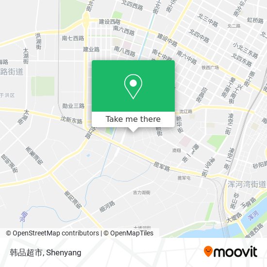韩品超市 map