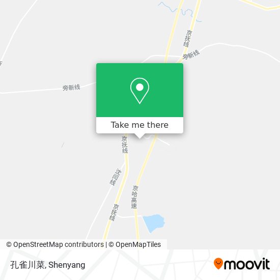 孔雀川菜 map