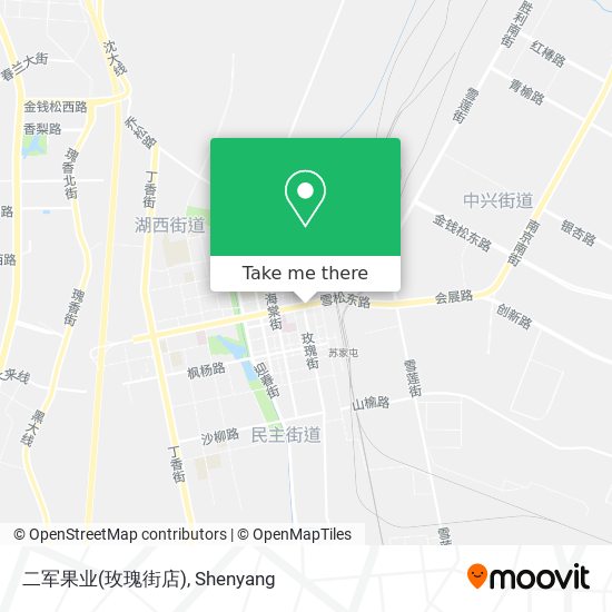 二军果业(玫瑰街店) map