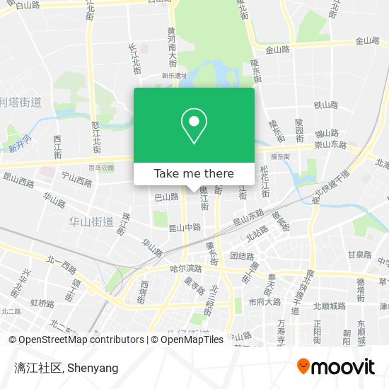 漓江社区 map