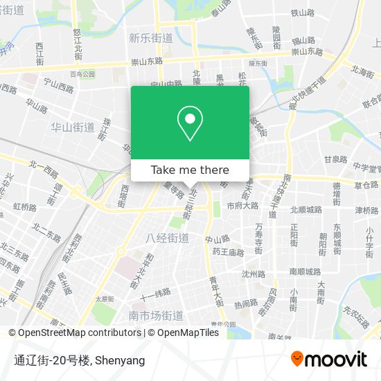 通辽街-20号楼 map
