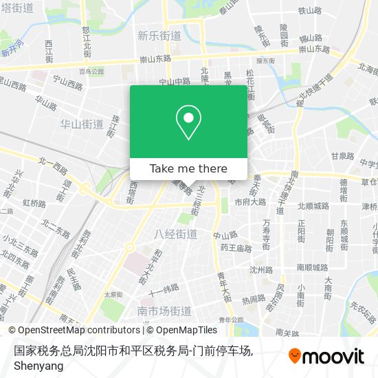 国家税务总局沈阳市和平区税务局-门前停车场 map