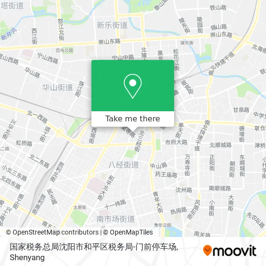 国家税务总局沈阳市和平区税务局-门前停车场 map