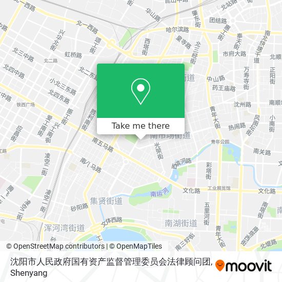 沈阳市人民政府国有资产监督管理委员会法律顾问团 map