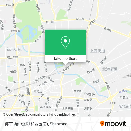 停车场(中远颐和丽园南) map