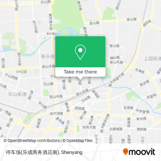 停车场(乐成商务酒店南) map