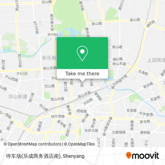 停车场(乐成商务酒店南) map