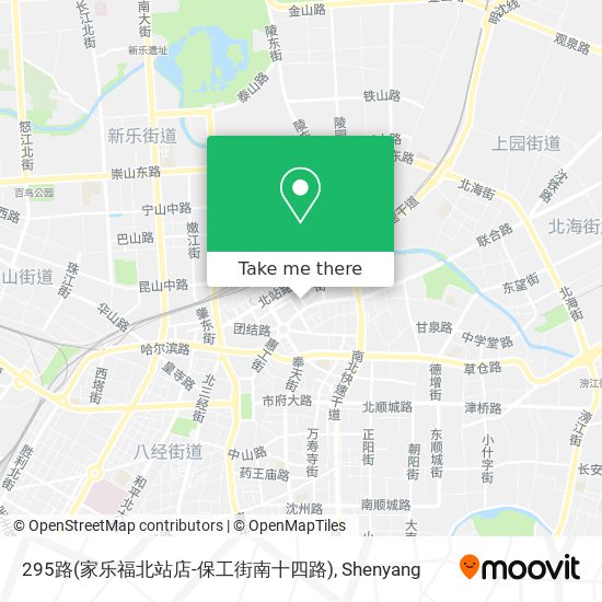 295路(家乐福北站店-保工街南十四路) map