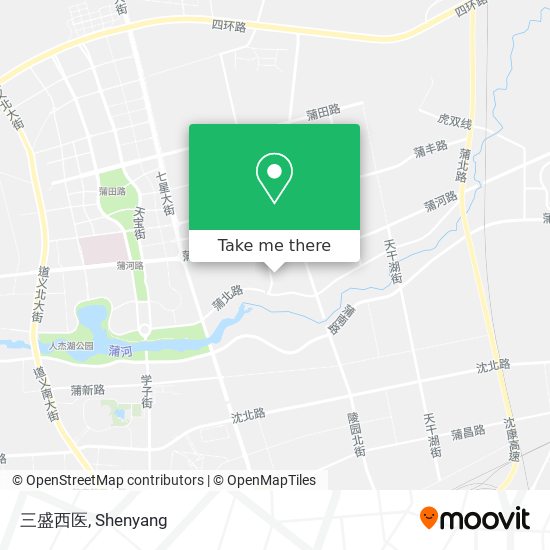 三盛西医 map