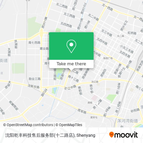 沈阳乾丰科技售后服务部(十二路店) map