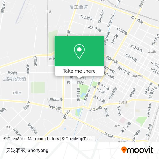 天泷酒家 map