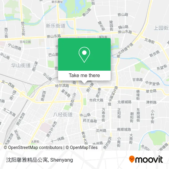 沈阳馨雅精品公寓 map