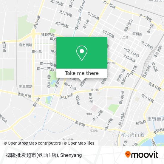 德隆批发超市(铁西1店) map