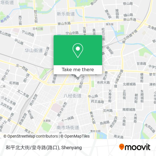 和平北大街/皇寺路(路口) map