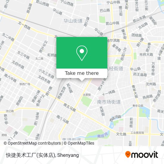 快捷美术工厂(实体店) map