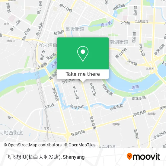 飞飞想IU(长白大润发店) map