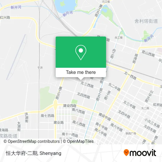 恒大华府-二期 map