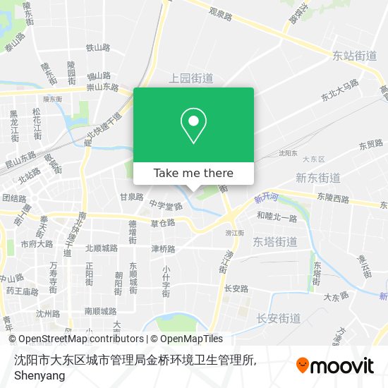 沈阳市大东区城市管理局金桥环境卫生管理所 map