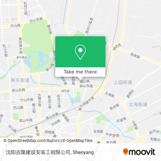 沈阳吉隆建设安装工程限公司 map