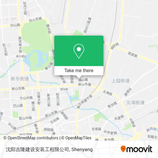 沈阳吉隆建设安装工程限公司 map