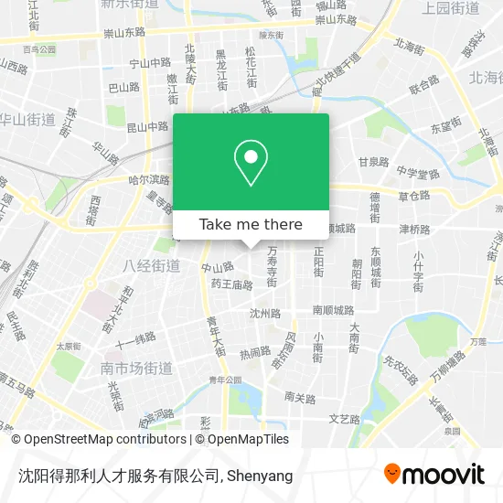 沈阳得那利人才服务有限公司 map