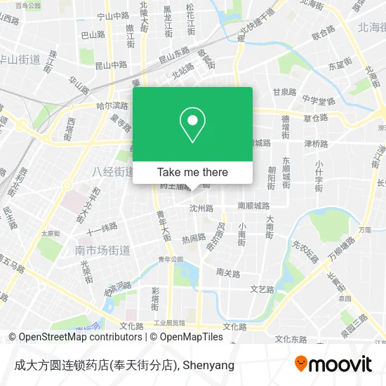 成大方圆连锁药店(奉天街分店) map