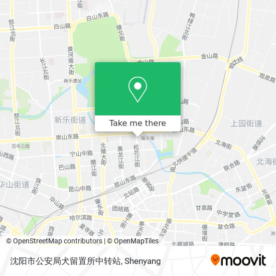 沈阳市公安局犬留置所中转站 map