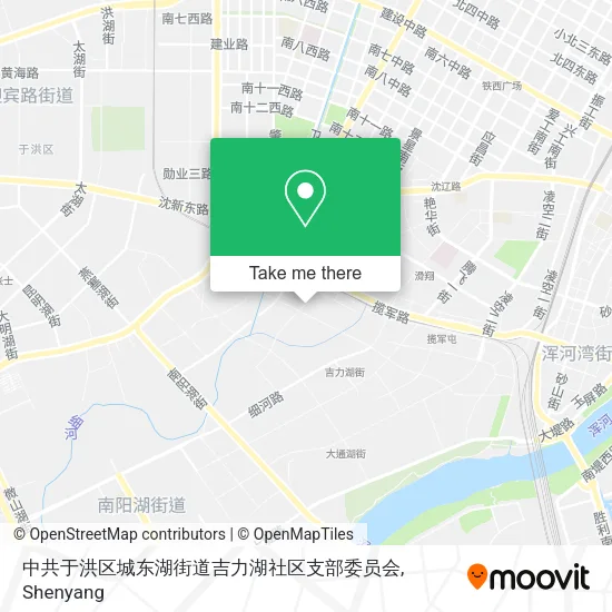 中共于洪区城东湖街道吉力湖社区支部委员会 map